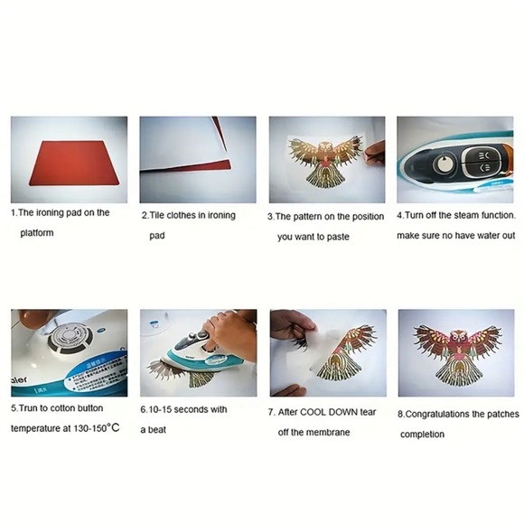 Mom’s Floral Kitchen Mixer Large Iron-On Transfer - Picture 3 of 4